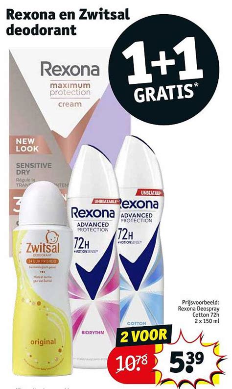 rexona 1 1 gratis|Rexona Deodorant 1+1 Gratis aanbieding bij Kruidvat .